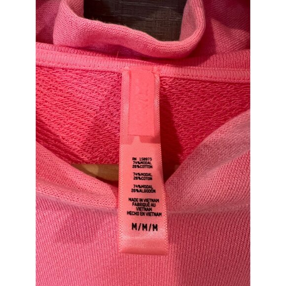 NWOT SKIMS Pink Full-Zip coral Hoodie size M - Picture 6 of 6